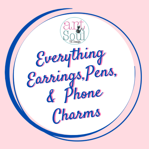 Earrings, Pens, Phone Charms, and More