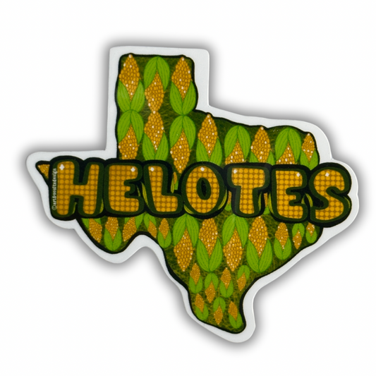 Helotes Corn Waterproof & UV-Resistant Sticker