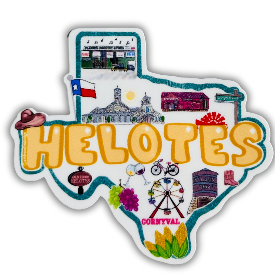 Helotes Waterproof & UV-Resistant Sticker