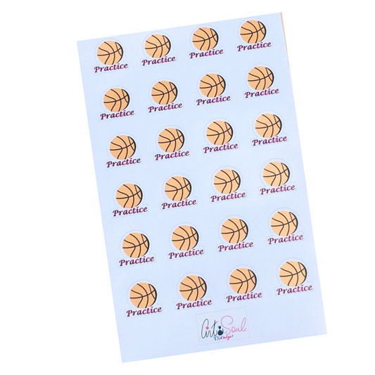 Stickers - Basketball Practice