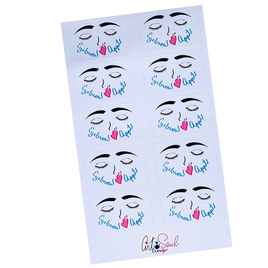 Eye Brow Appointment, Beauty Stickers