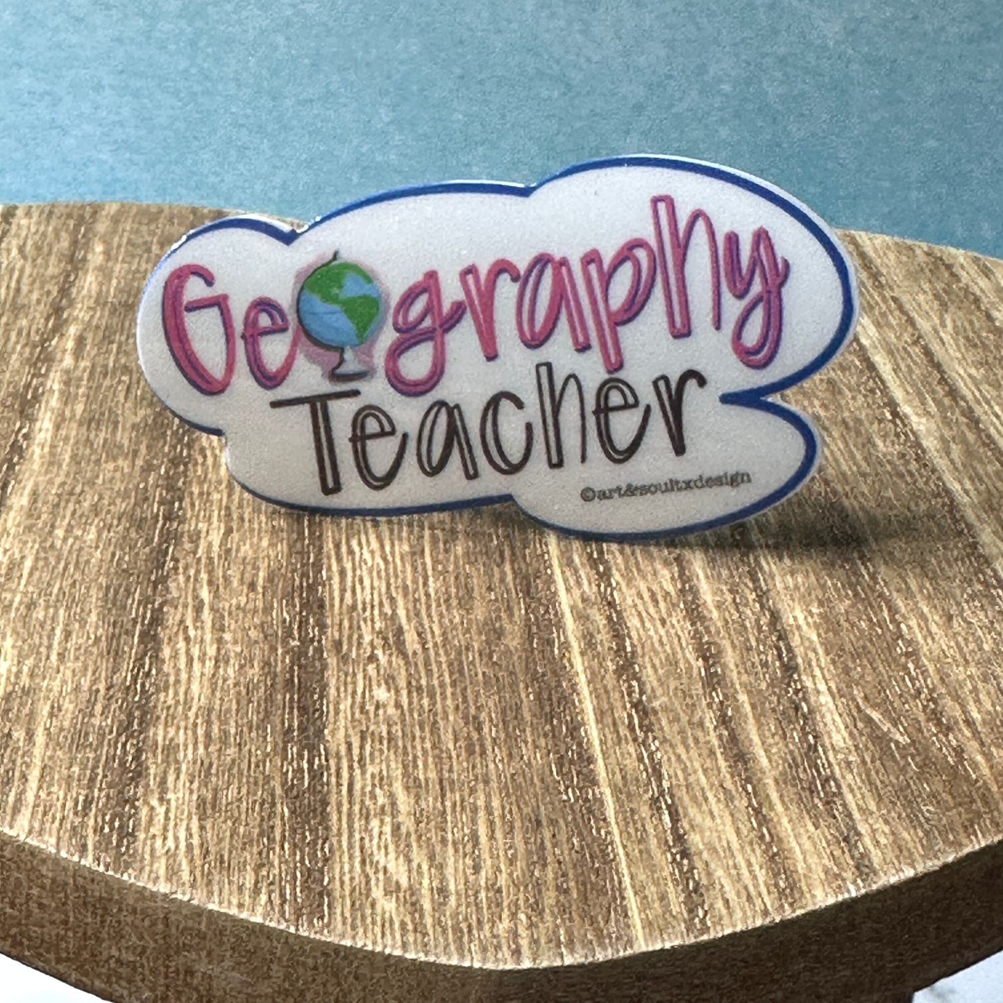 Geography Teacher Sticker