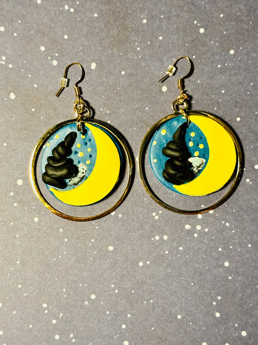 Gogh Starry Night Earrings