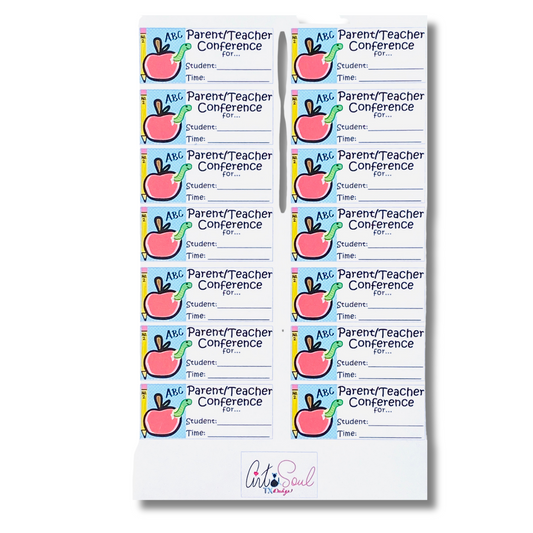 Parent/Teacher Conference Reminder Stickers