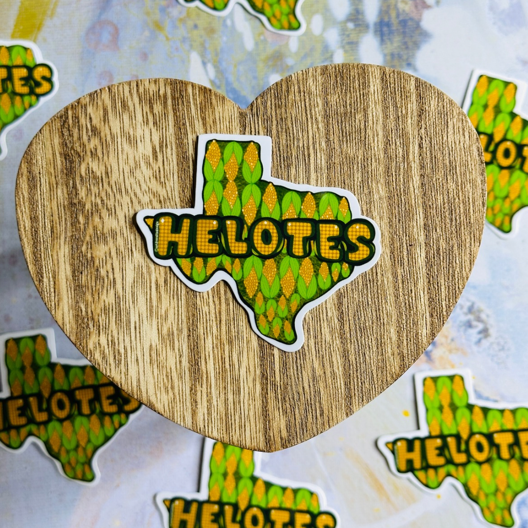 Helotes Corn Waterproof & UV-Resistant Sticker