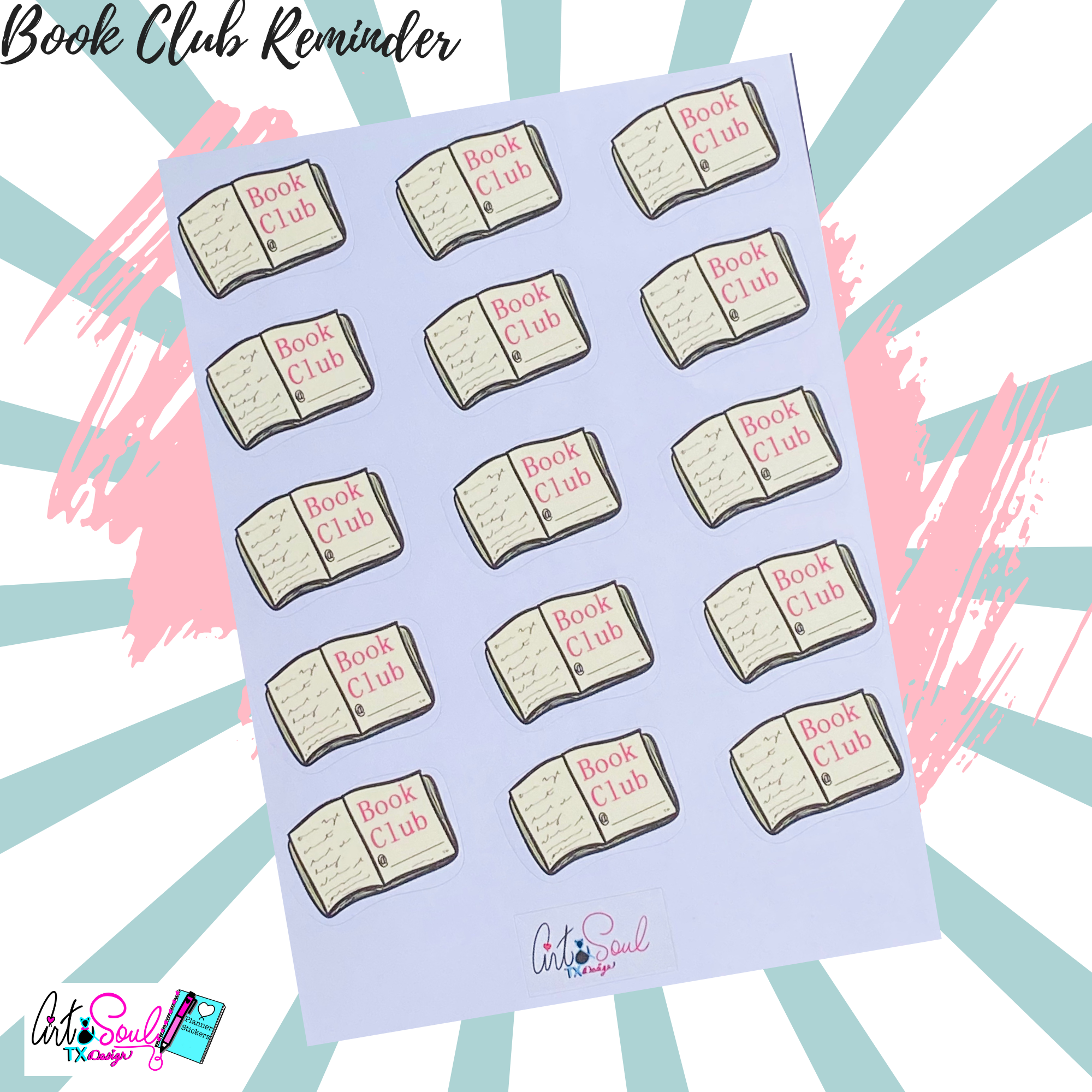 Book Club Stickers