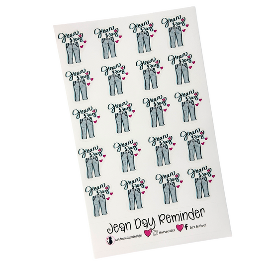 Jean Day Reminder Stickers