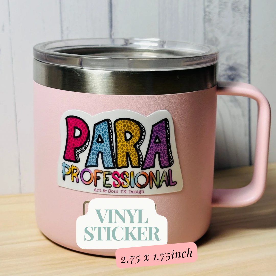 Paraprofessional Teacher Sticker