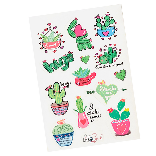 Sticker - Cactus Valentine