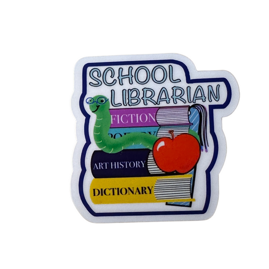 School Librarian Sticker