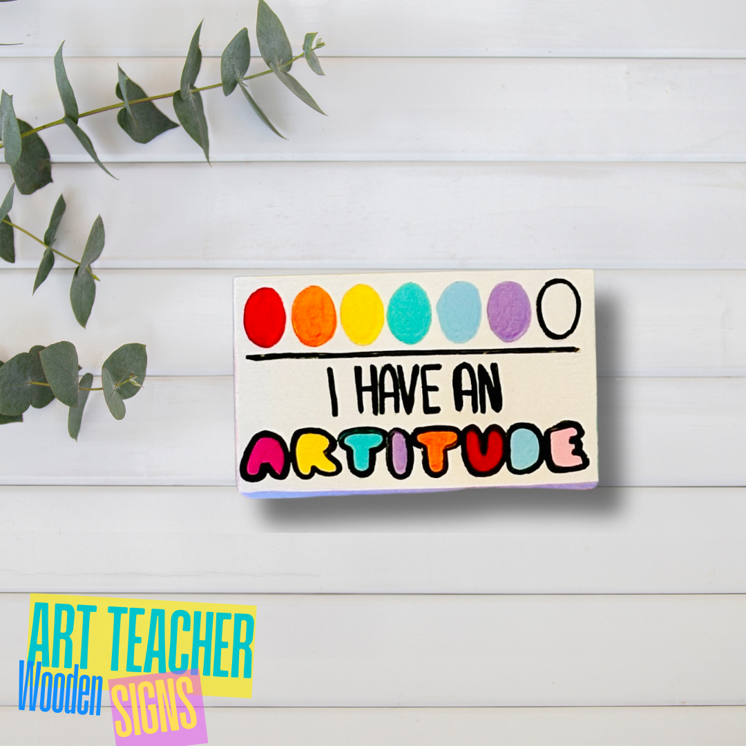 Art Teacher Wooden Signs