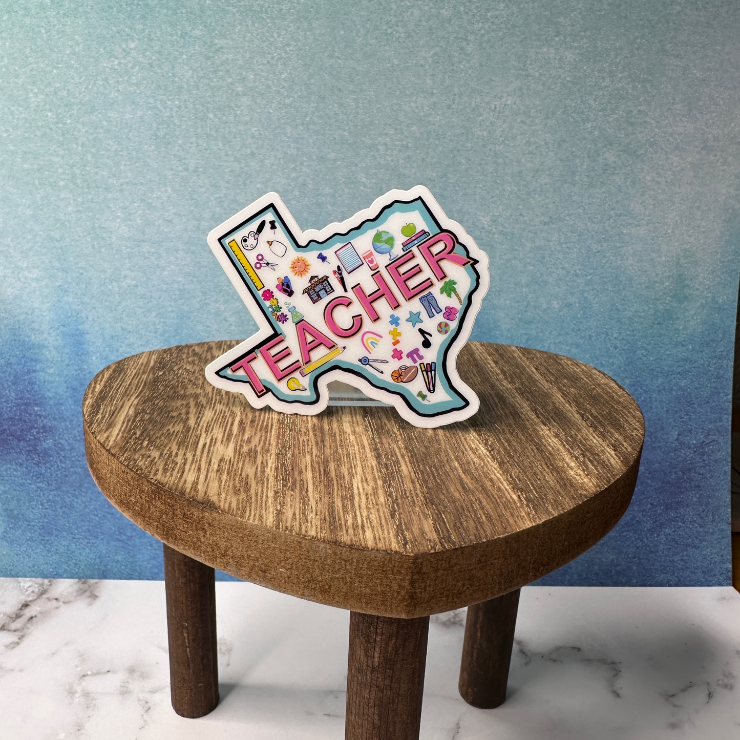 Sticker - Texas Teacher Laptop & Tumbler Sticker