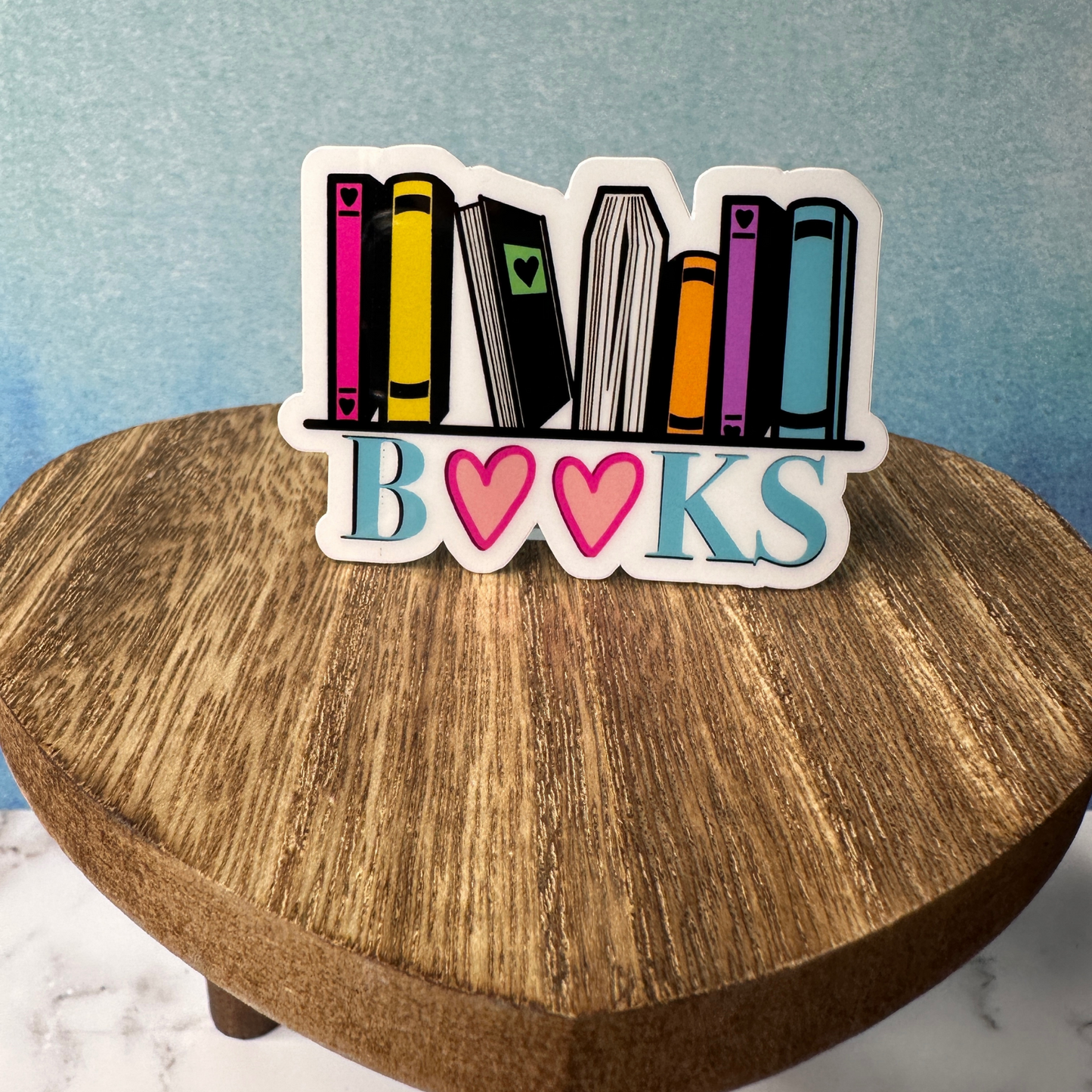 Book Lover Waterproof & UV-Resistant Sticker