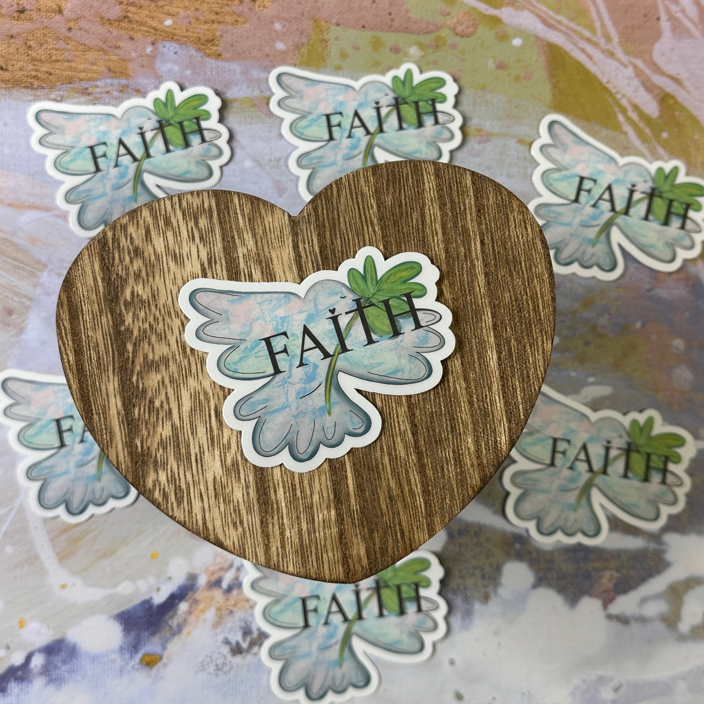 Faith Dove Sticker