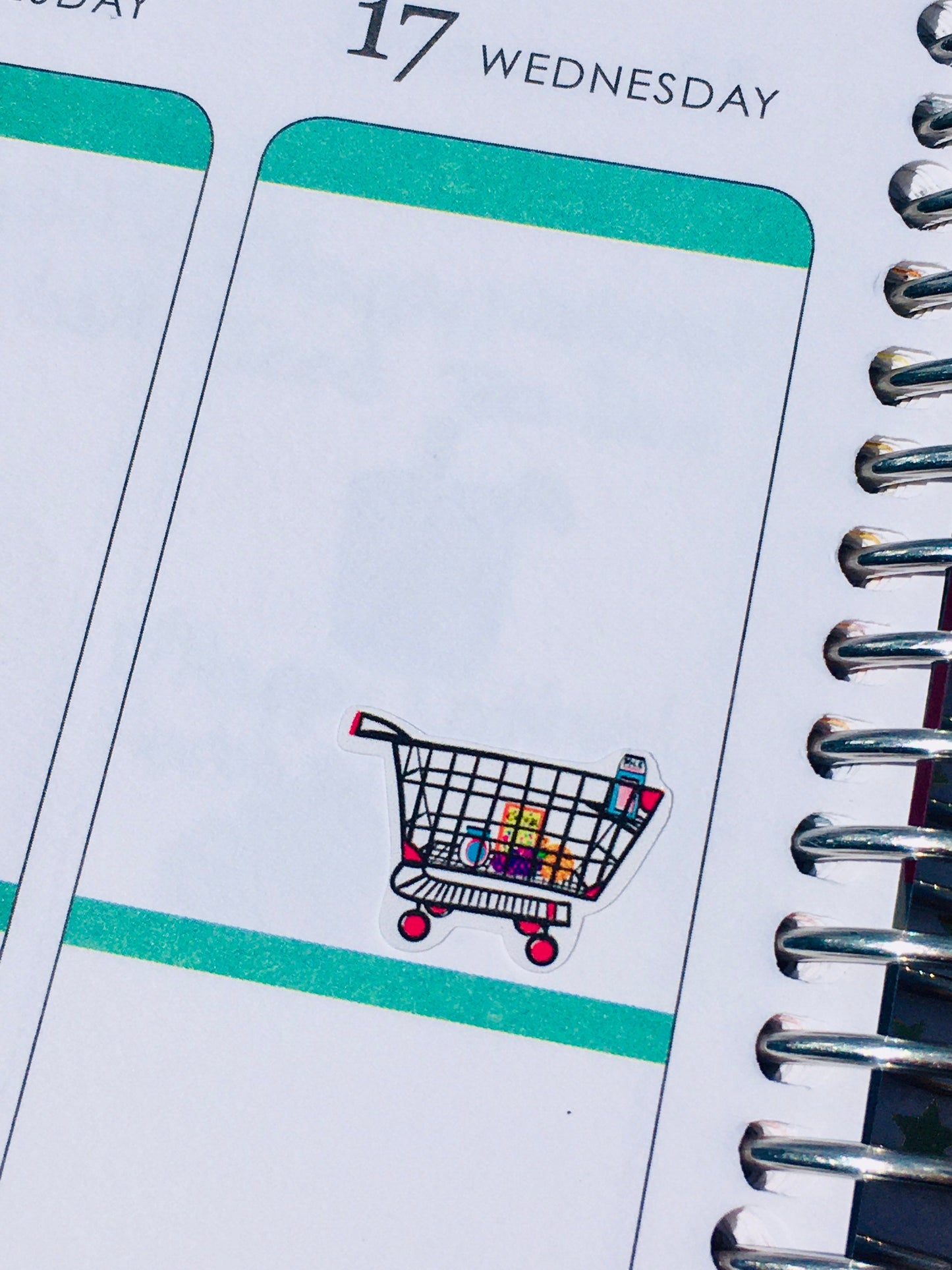 Grocery Shopping Life Planner Sticker Sheet